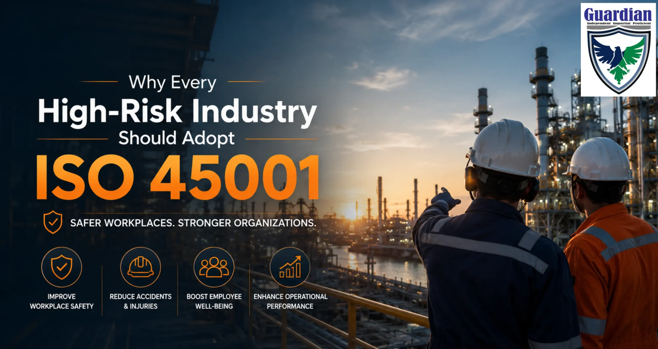 Discover how ISO 45001 certification helps high-risk industries improve workplace safety, reduce accidents, strengthen compliance, and enhance operational performance.