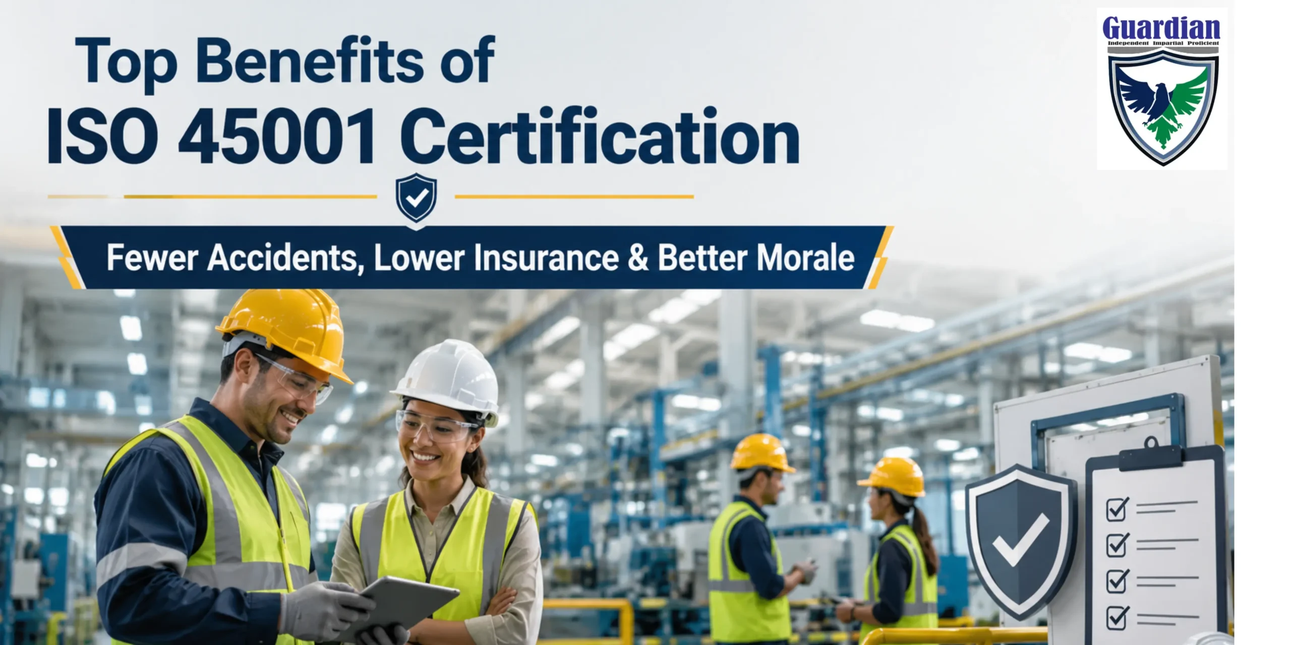 ISO 45001 certification benefits for safer workplaces and employee morale