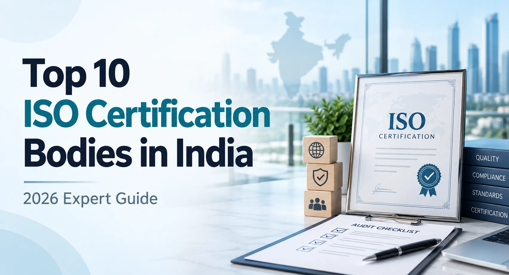 Top 10 ISO Certification Bodies in India 2026 with ISO certificate and audit checklist